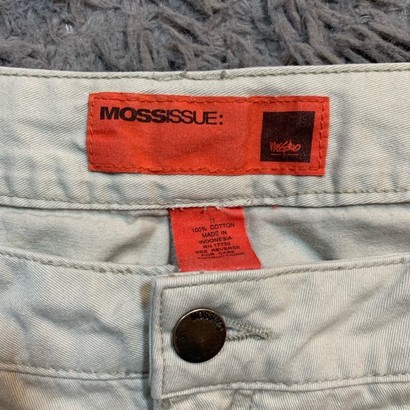 Vintage Y2K Mossissue by Mossimo pleated off white mini skirt sz 11 - Picture 4 of 4